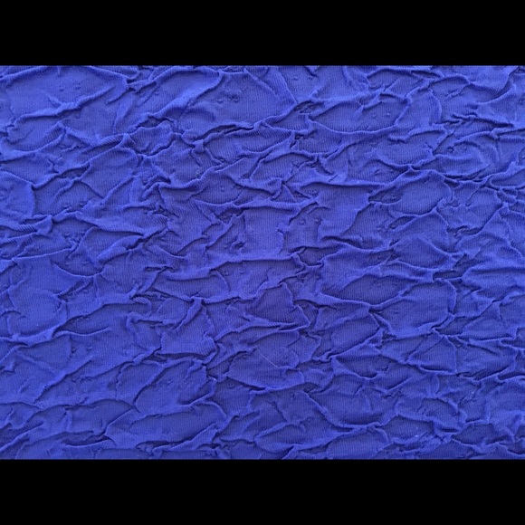 Forever 21 Short Crinkle Skirt Blue - Picture 2 of 7